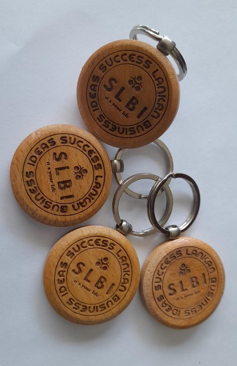 Custom Wooden Key Tags Engraved  - 1